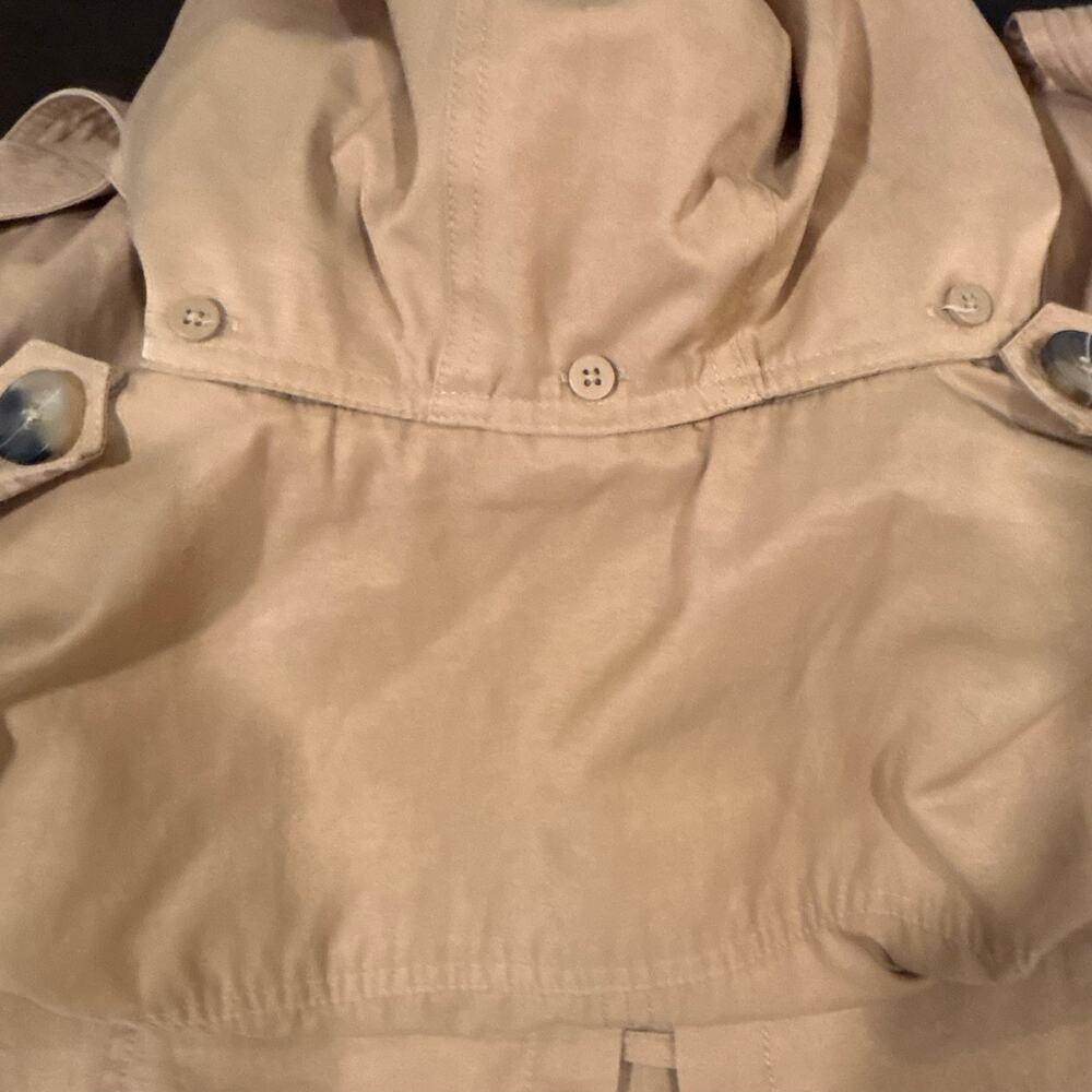 Rachel Zoe Classic Double-Breasted Belted Trench Coat – Camel / Tan size XL - Picture 8 of 8